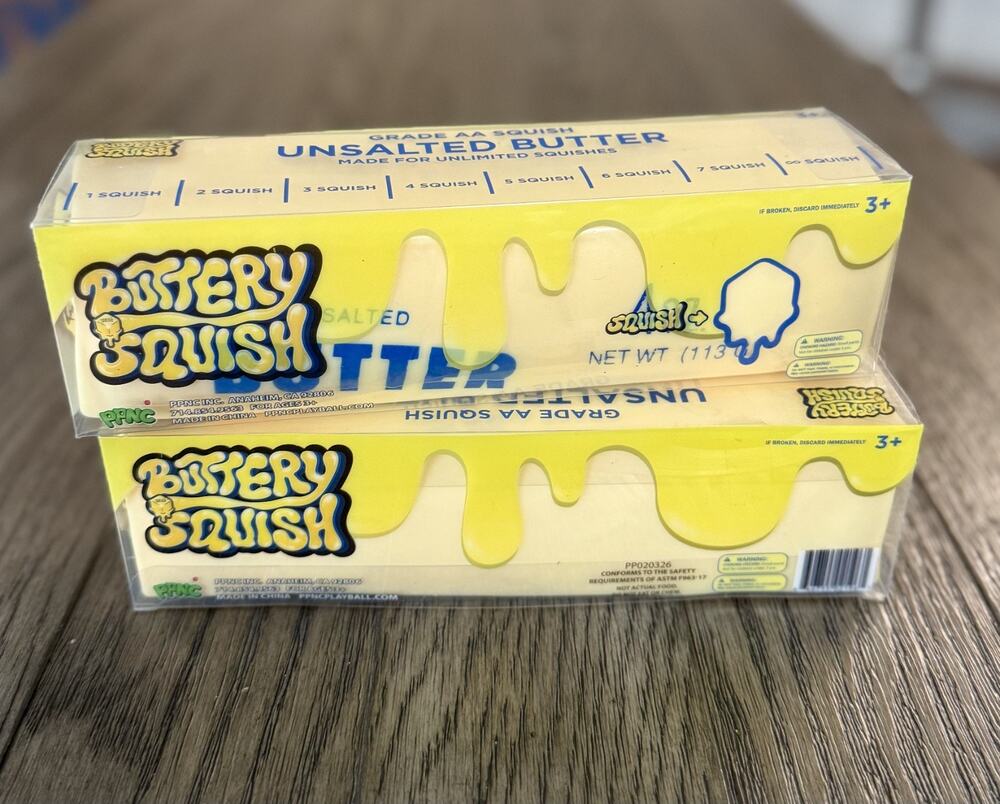 Five Below Buttery Squish Squeeze Novelty Squishy Fidget Toy New Rare Viral 2026